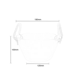 Ruban Glass Salad Bowl - Home & Garden > Decor