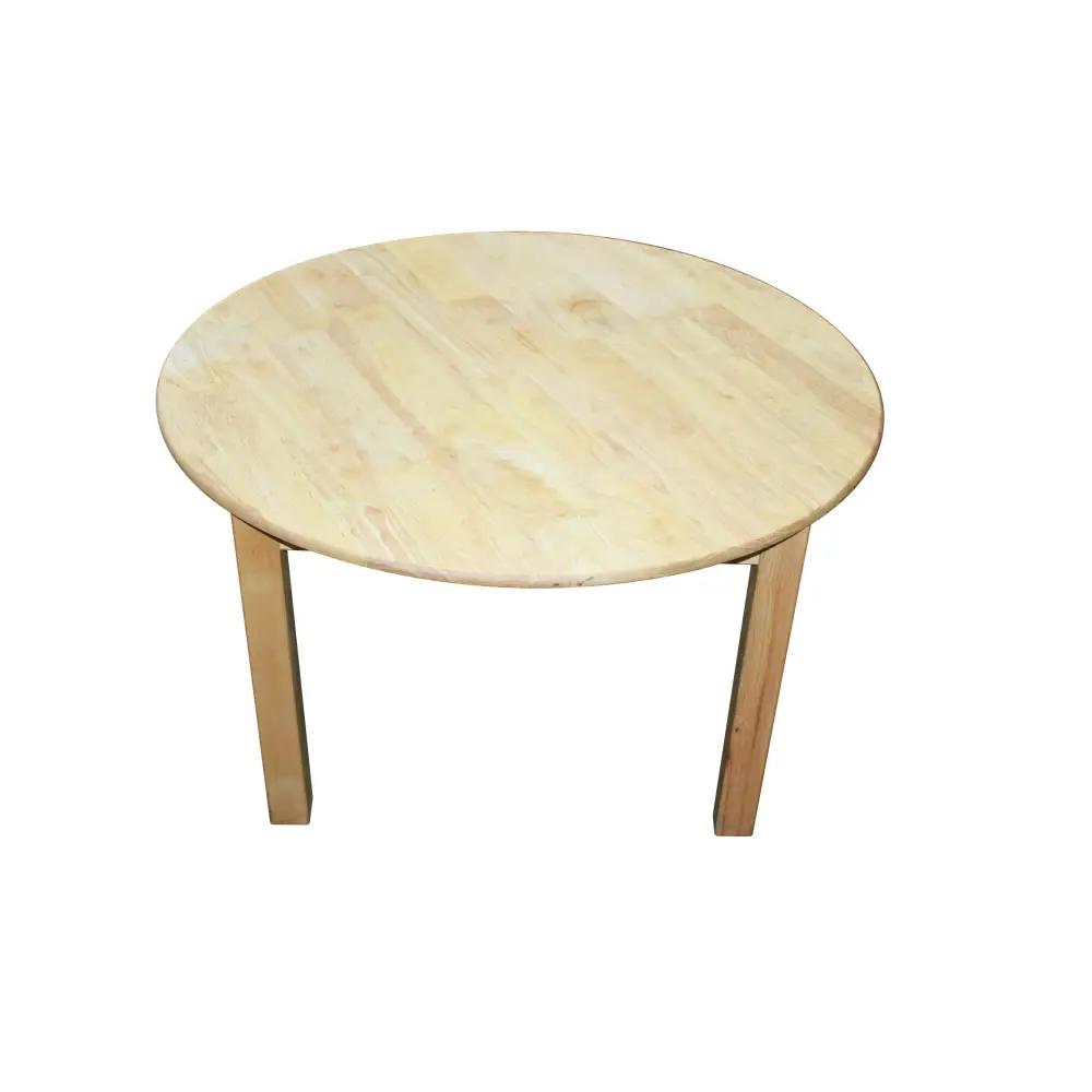 Rubberwood Round Table 90 - Baby & Kids > Kid’s Furniture