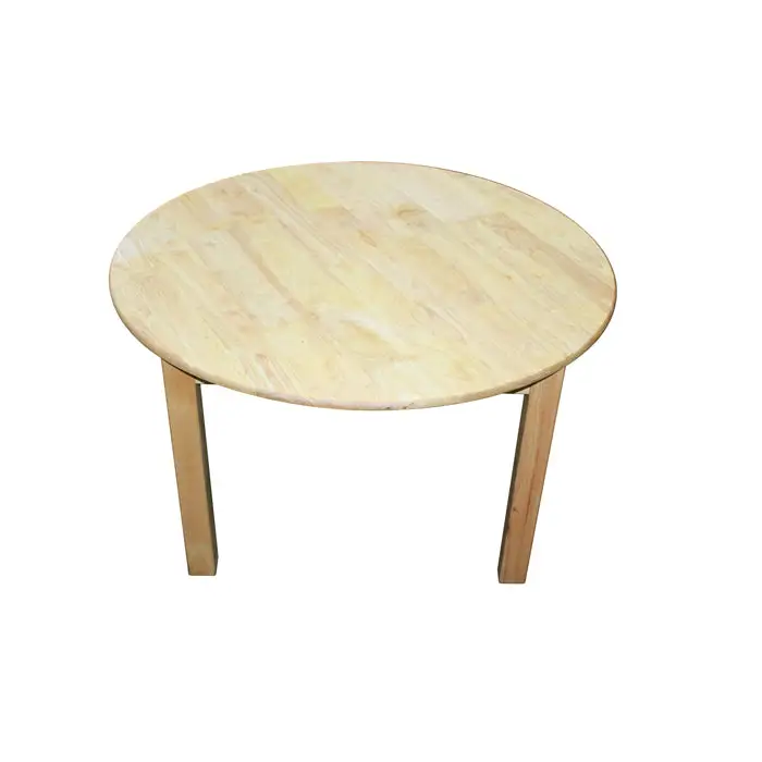 Rubberwood Round Table 90 - Baby & Kids > Kid’s Furniture