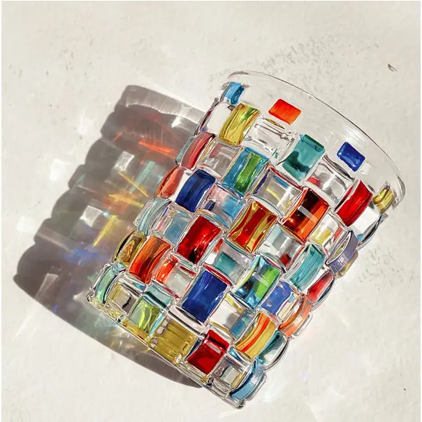 Rubik Glass Tumbler - 210ml - Home & Garden > Decor