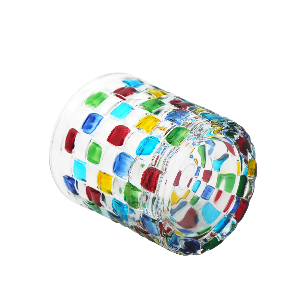 Rubik Glass Tumbler - 210ml - Home & Garden > Decor