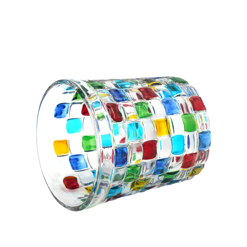 Rubik Glass Tumbler - 210ml - Home & Garden > Decor
