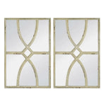 RUSTIC CARVED WALL MIRROR SET - Home & Garden > Decor > Mirrors