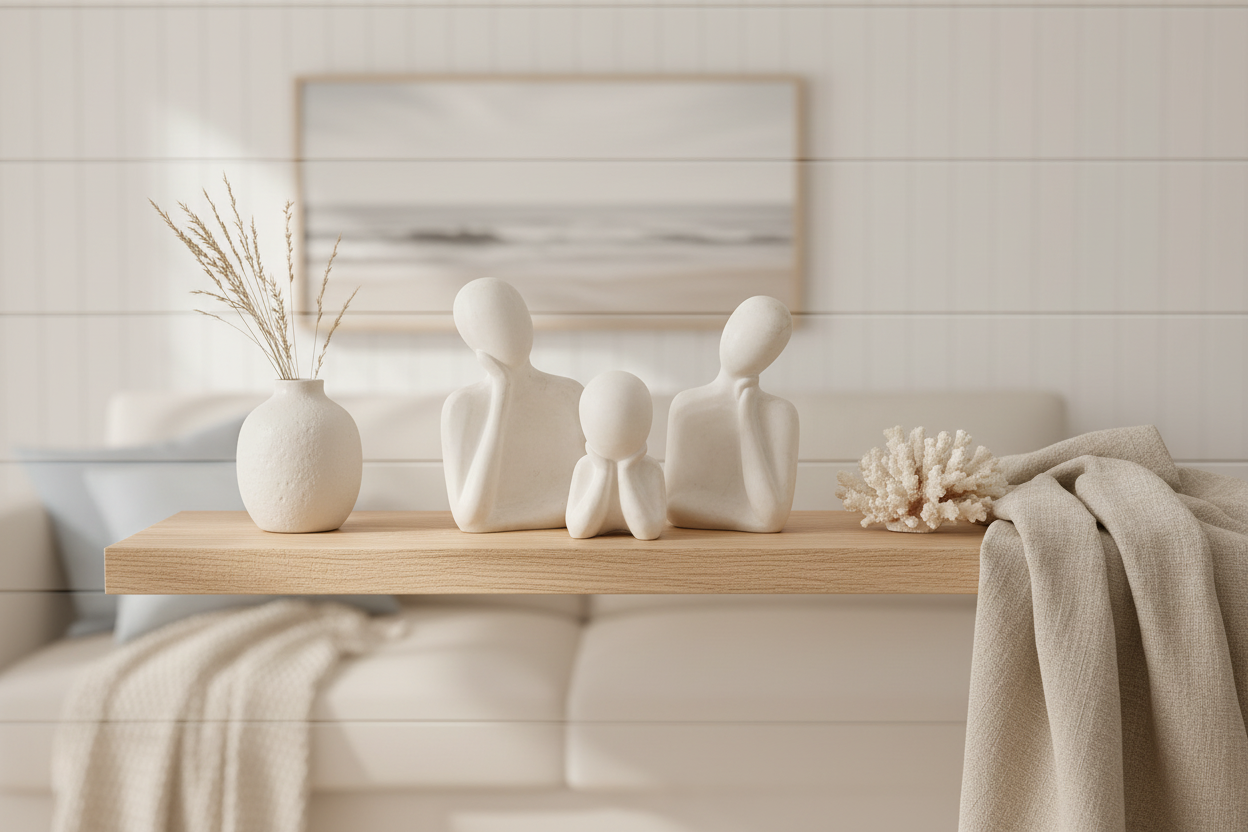 Sunday Tide Coastal Safe Harbour Trio | Sculptural Coastal Décor