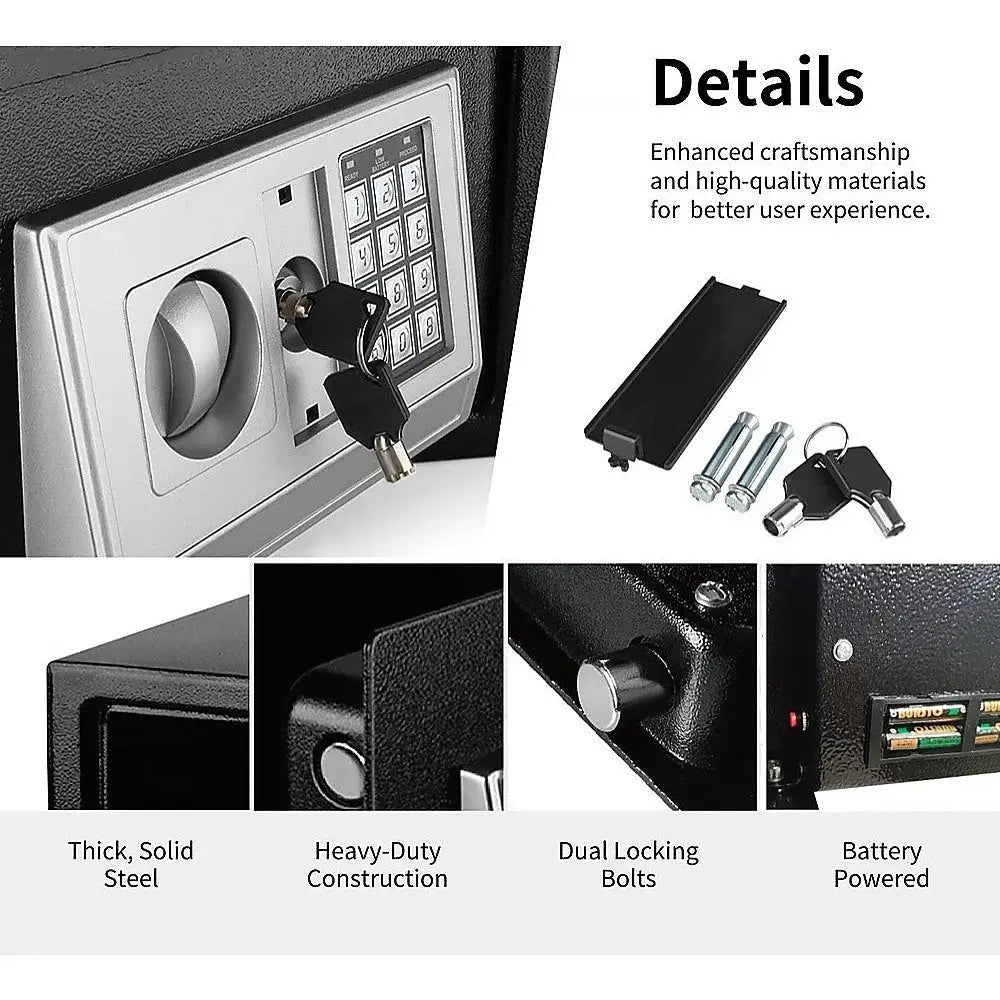 Safe Security Box Electronic Digital Lock - Furniture > Office
