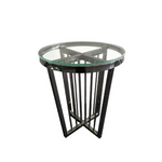 Salina Coffee Table - ClearTop - 45cm Black - Furniture > Living Room