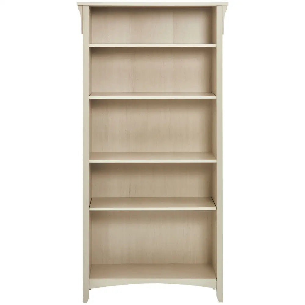 Salinas 5 Shelf Bookcase White - Furniture > Office