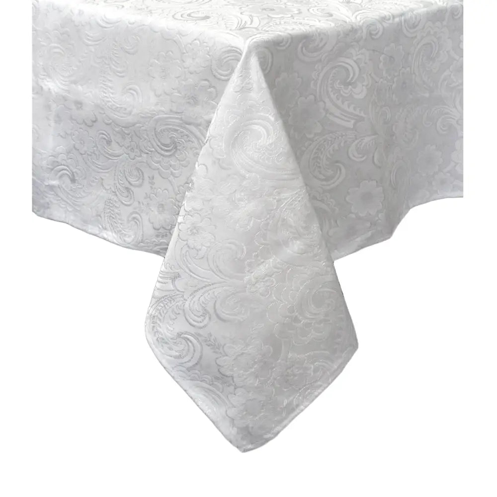 Salonika Blossom Tablecloth White 180 x 400 cm - Home & Garden > Kitchenware