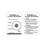 Salt and Pepper Grinder - 180ml Glass Design + Rose Gold Bottle Manual Hand Mill - Home & Garden > Kitchenware