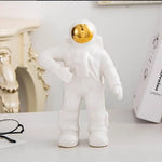 Salute Astronaut Ceramic Vase - Tabletop Decor with Dried Flowers - White - Home & Garden > Decor > Vases & Table Decor