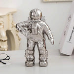 Salute Astronaut Ceramic Vase - Tabletop Decor with Dried Flowers - White - Home & Garden > Decor > Vases & Table Decor
