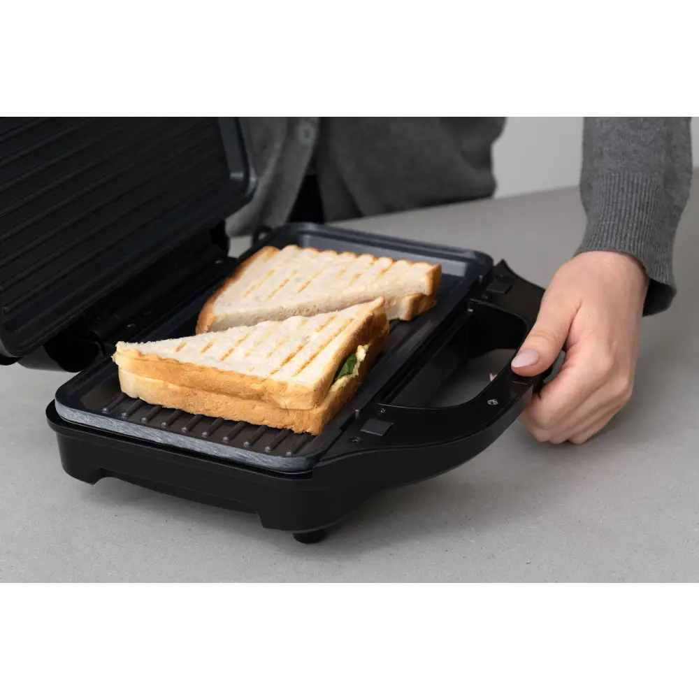Sandwich Press w/ 3 Interchangeable Plates Incl Toasties & Waffles - Appliances > Kitchen Appliances