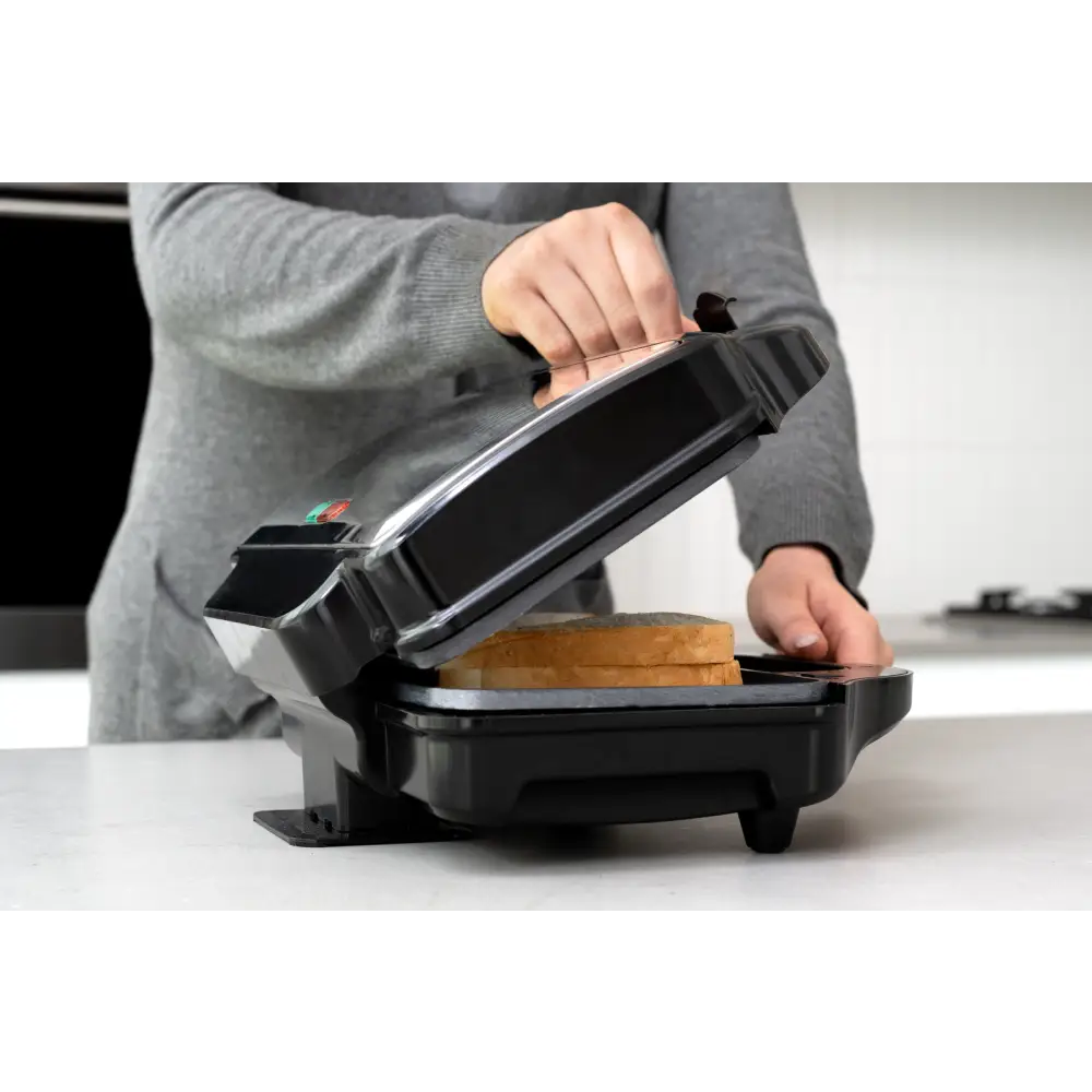 Sandwich Press w/ 3 Interchangeable Plates Incl Toasties & Waffles - Appliances > Kitchen Appliances