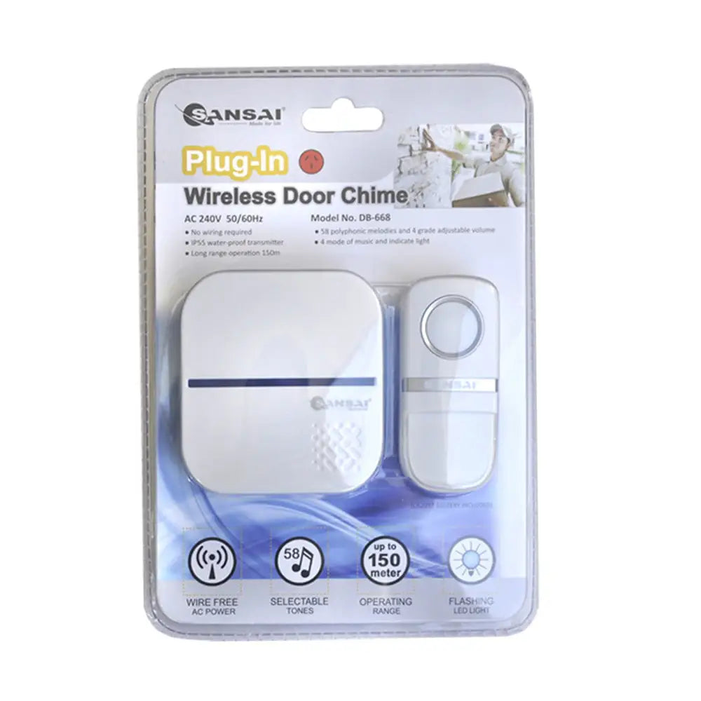 Sansai AC Powered Door Chime - Furniture > Outdoor