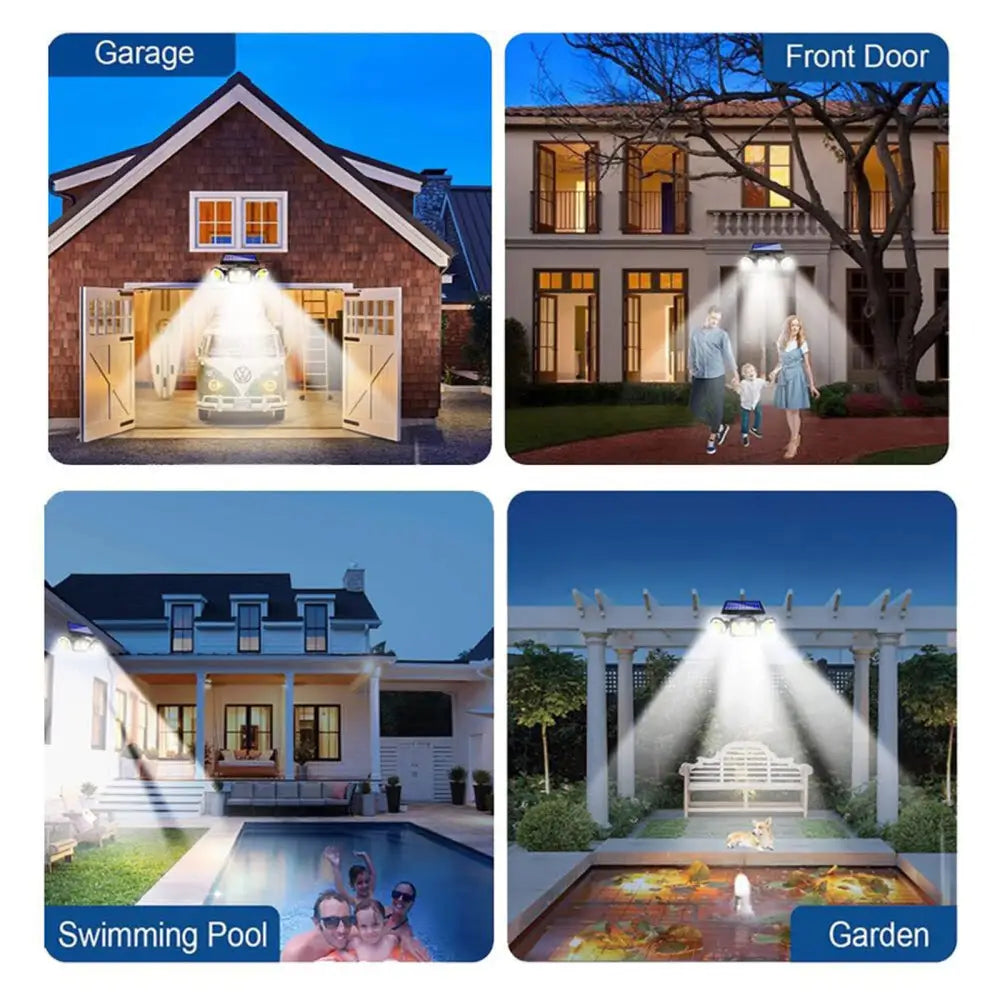 Sansai Solar Power LED Sensor Light - Home & Garden > Garden Lights