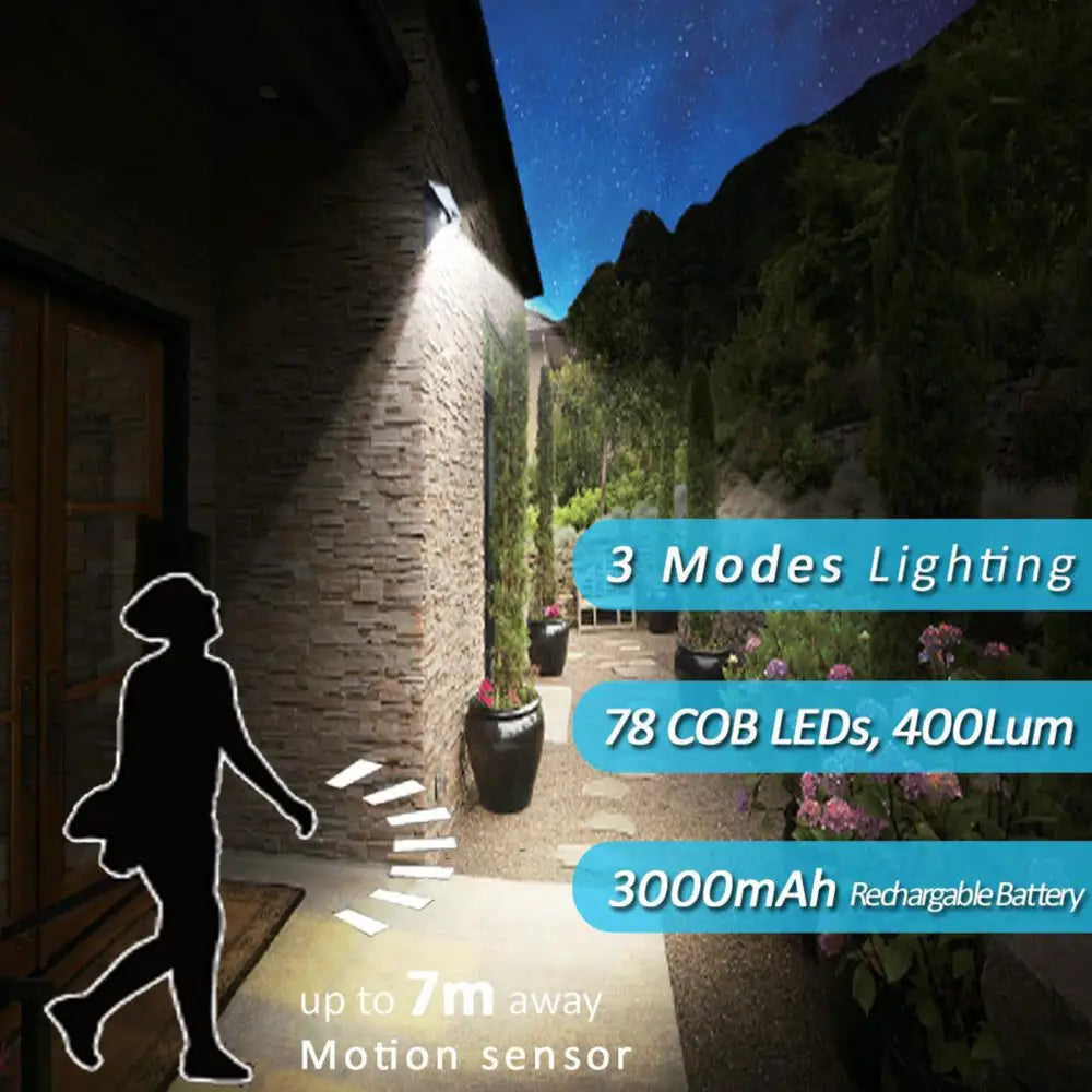 Sansai Solar Power LED Sensor Light - Home & Garden > Garden Lights