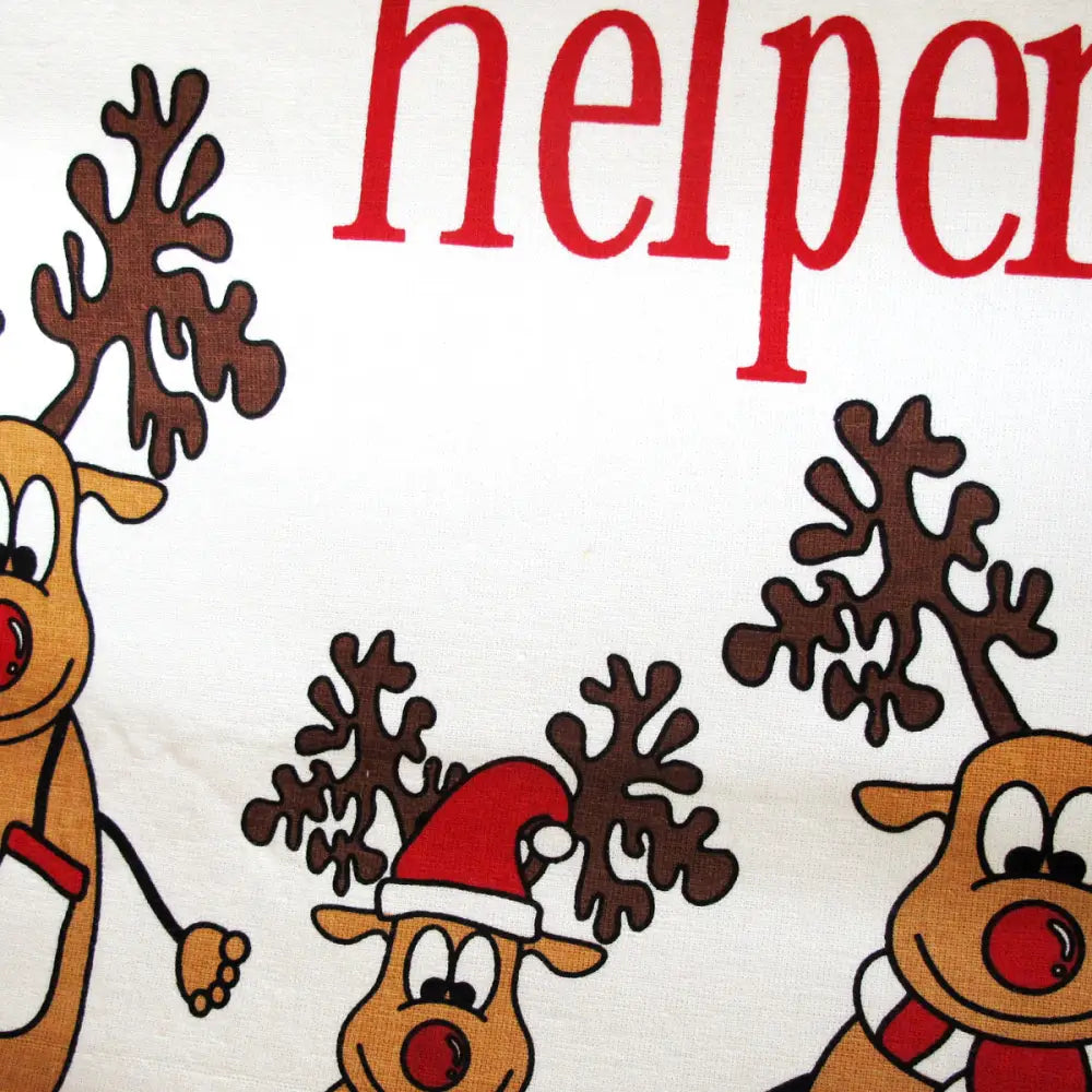 Santa’s Little Helper Cotton Table Runner 33 x 180 cm - Home & Garden > Kitchenware