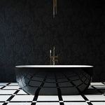 Sapphire Black Acrylic Freestanding Bath - Furniture > Bathroom
