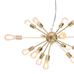 Sarantino 15-Light Sputnik Chandelier in Brass Finish - Home & Garden > Lighting