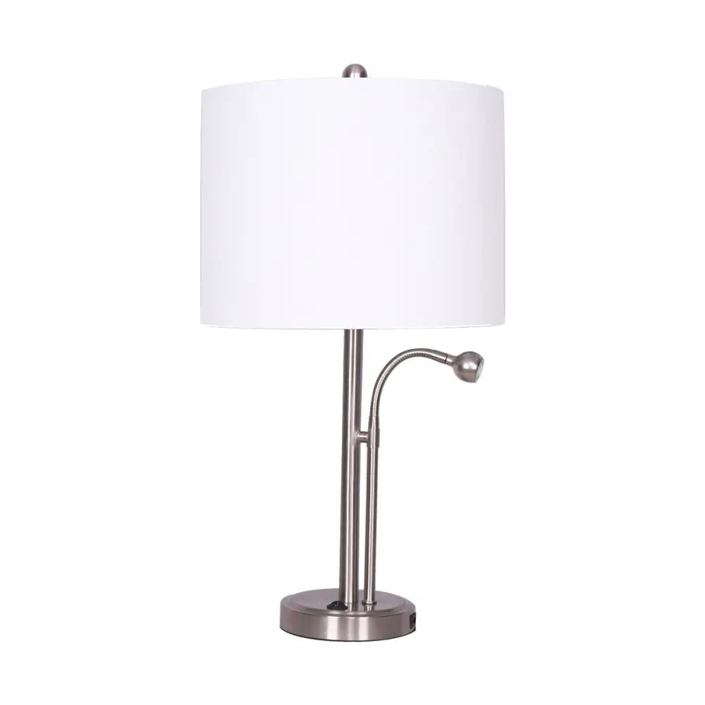 Sarantino 2-in-1 Table Lamp with LED Reading Light - Home & Garden > Lighting