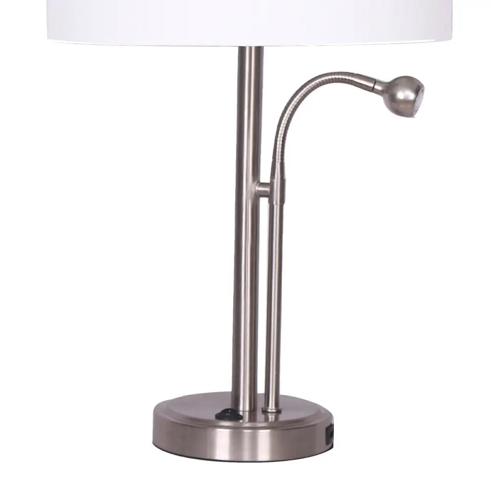 Sarantino 2-in-1 Table Lamp with LED Reading Light - Home & Garden > Lighting
