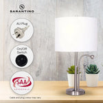 Sarantino 2-in-1 Table Lamp with LED Reading Light - Home & Garden > Lighting
