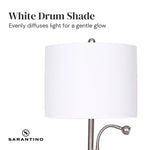 Sarantino 2-in-1 Table Lamp with LED Reading Light - Home & Garden > Lighting