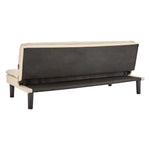 Sarantino 3 Seater Modular Faux Linen Fabric Sofa Bed Couch - Beige - Furniture > Sofas