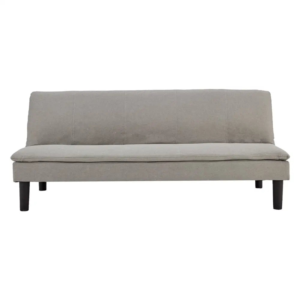 Sarantino 3 Seater Modular Faux Linen Fabric Sofa Bed Couch Light Grey - Furniture > Sofas