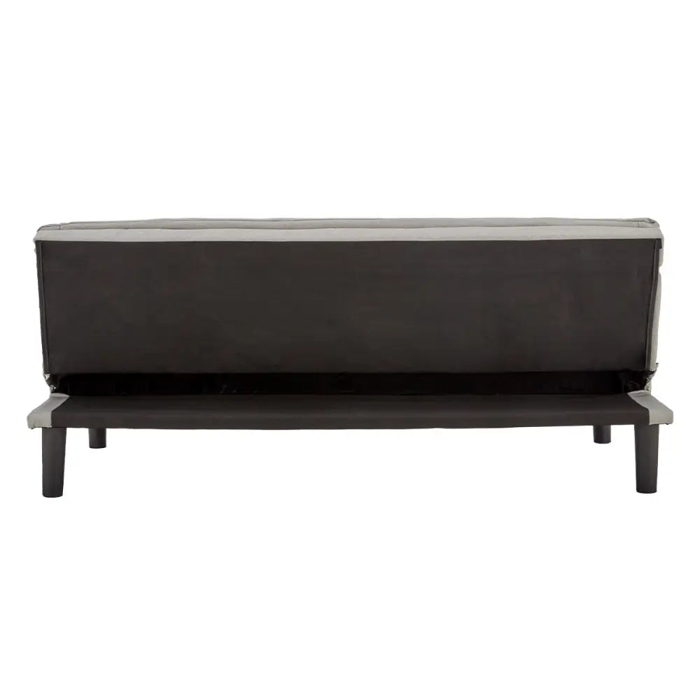 Sarantino 3 Seater Modular Faux Linen Fabric Sofa Bed Couch Light Grey - Furniture > Sofas