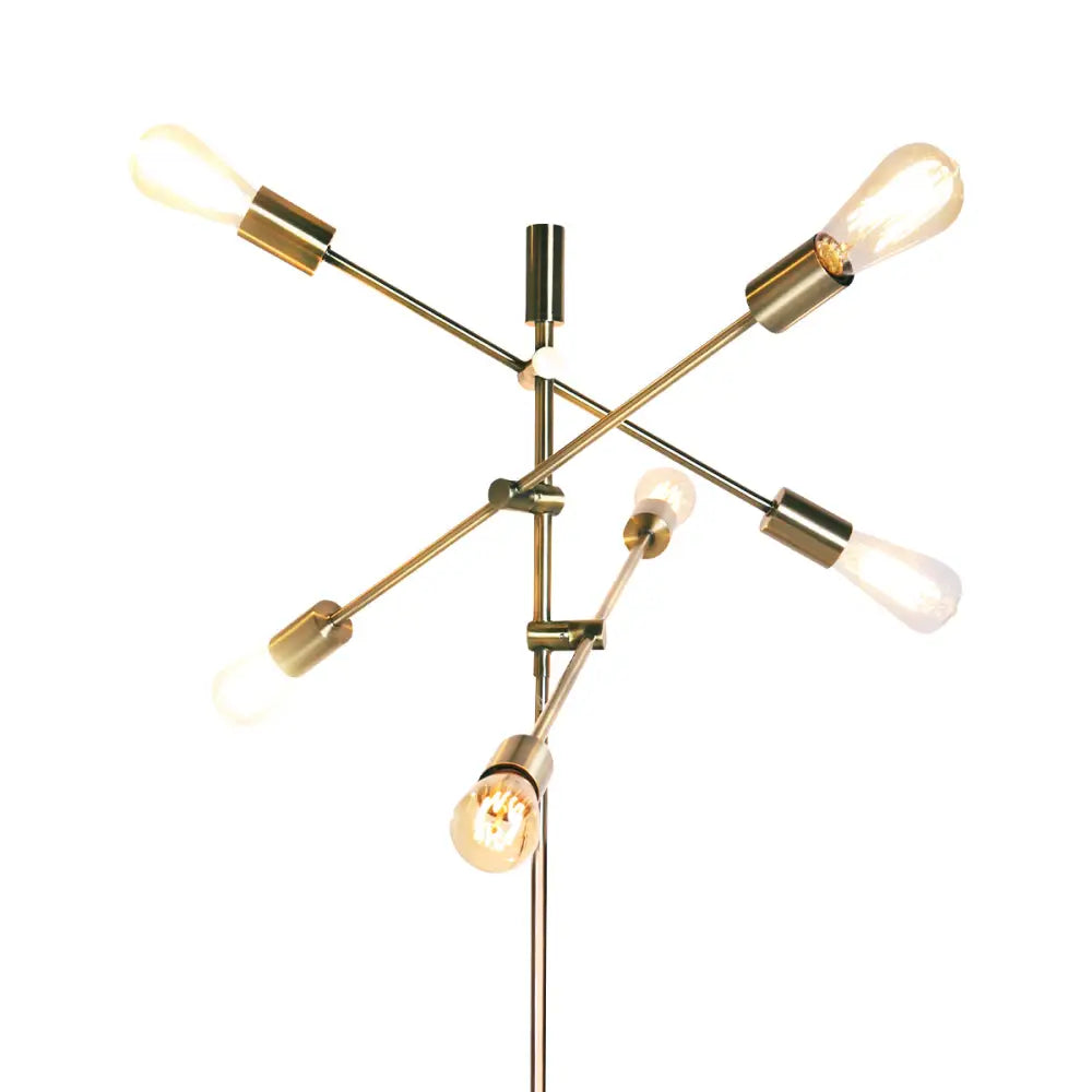 Sarantino 6-Light Metal Sputnik Floor Lamp - Home & Garden > Lighting