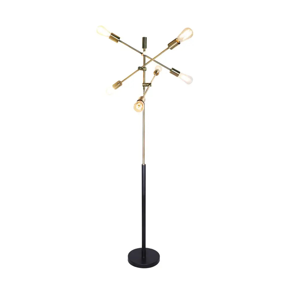 Sarantino 6-Light Metal Sputnik Floor Lamp - Home & Garden > Lighting