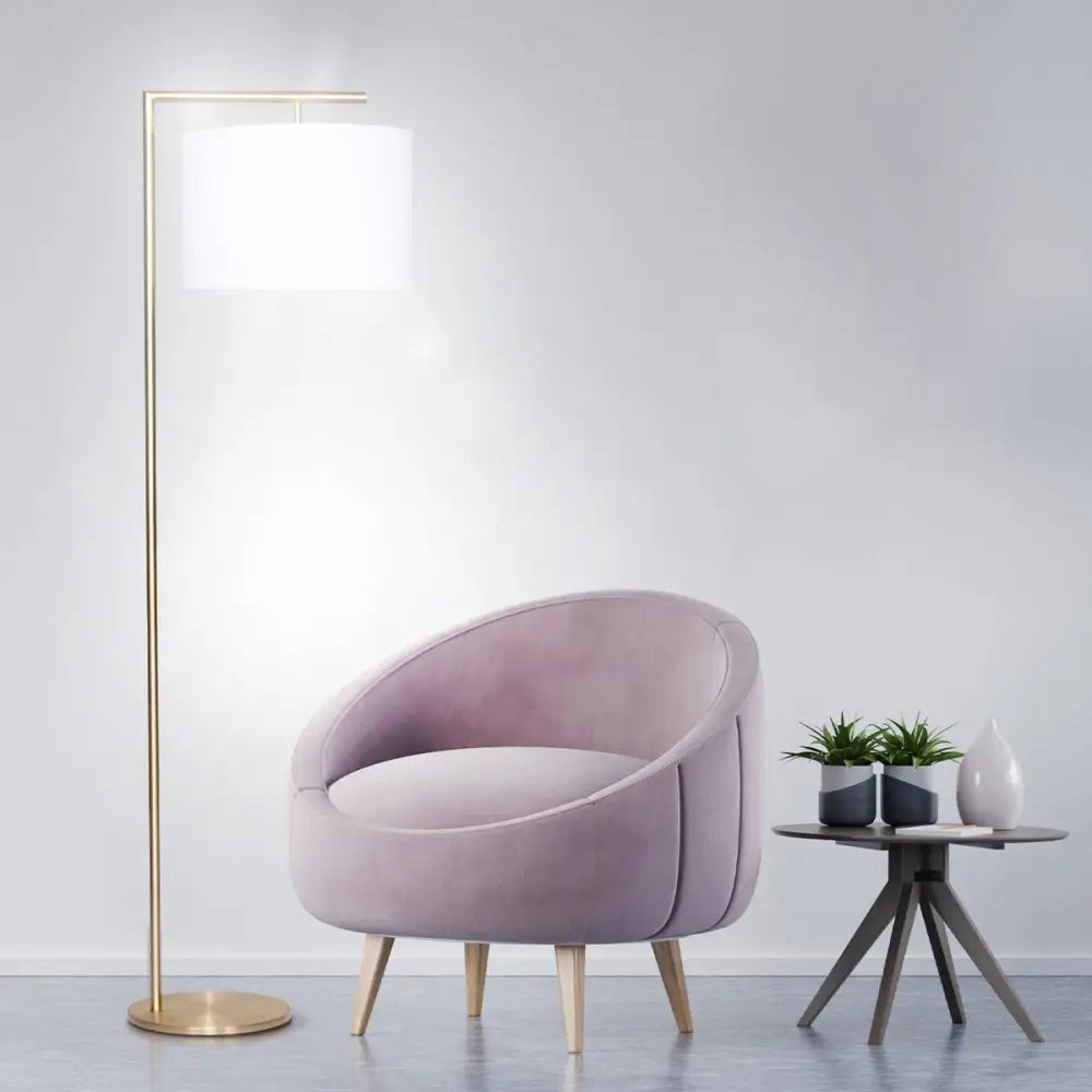 Sarantino 90-Degree Modern Arc Floor Lamp - Home & Garden > Lighting