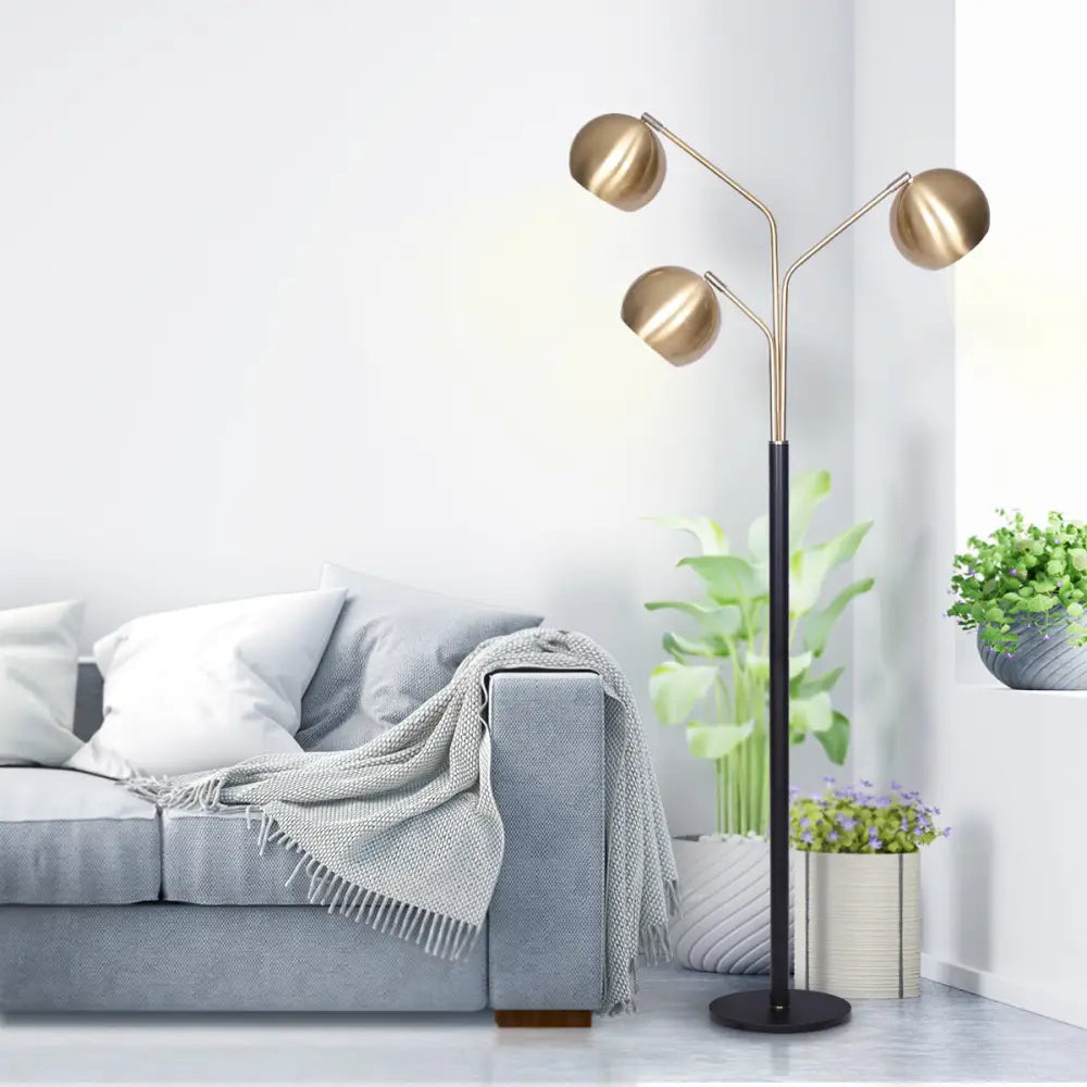 Sarantino Adjustable 3-Arm Arc Lamp - Home & Garden > Lighting