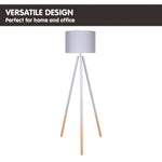 Sarantino Adjustable Height Arc Floor Lamp Antique Brass Shade - Home & Garden > Lighting