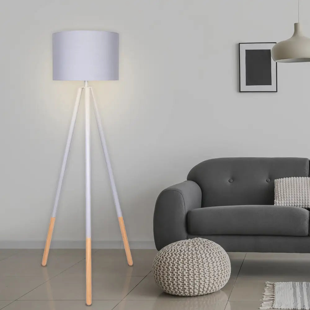 Sarantino Adjustable Height Arc Floor Lamp Antique Brass Shade - Home & Garden > Lighting