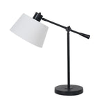Sarantino Adjustable Metal Table Lamp In Black - Home & Garden > Lighting