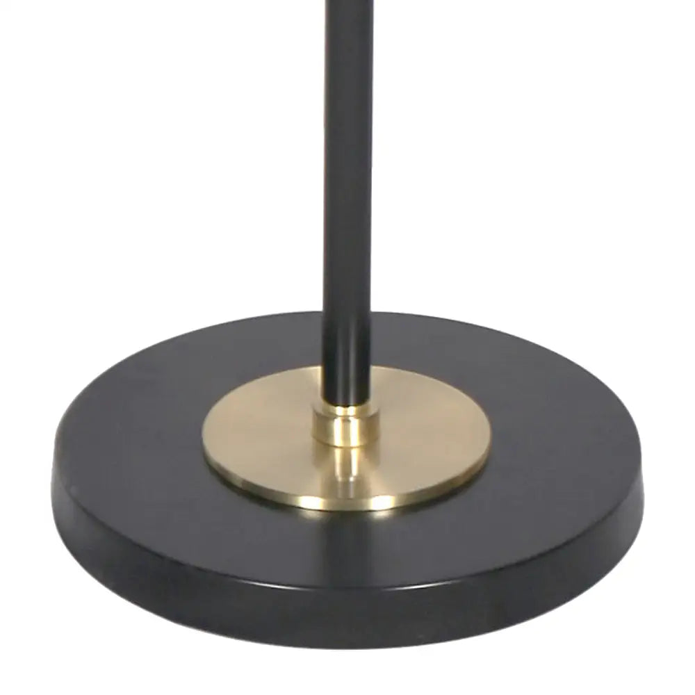 Sarantino Adjustable Two Light Lamp Black and Gold Finish - Home & Garden > Lighting