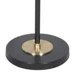 Sarantino Adjustable Two Light Lamp Black and Gold Finish - Home & Garden > Lighting