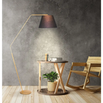 Sarantino Arc Floor Lamp with Empire Shade - Home & Garden > Lighting