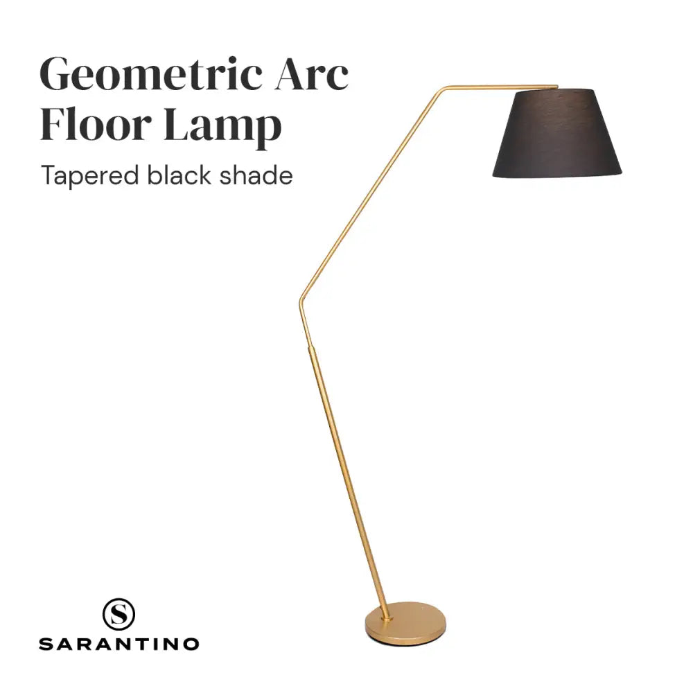 Sarantino Arc Floor Lamp with Empire Shade - Home & Garden > Lighting