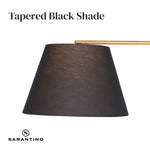 Sarantino Arc Floor Lamp with Empire Shade - Home & Garden > Lighting