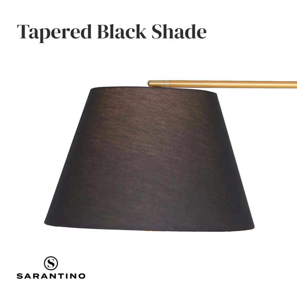 Sarantino Arc Floor Lamp with Empire Shade - Home & Garden > Lighting