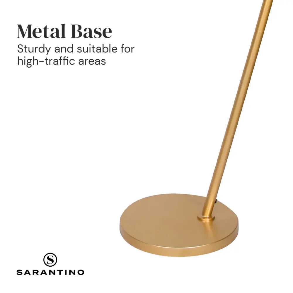 Sarantino Arc Floor Lamp with Empire Shade - Home & Garden > Lighting