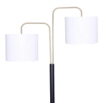 Sarantino Black/Brass Finish Reading Light Electric Table Lamp - Home & Garden > Lighting