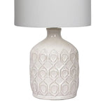 Sarantino Ceramic Table Lamp In Cream - Home & Garden > Lighting