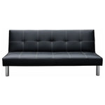 Sarantino Chelsea Sofa Bed Faux Leather Lounge Couch Futon Furniture Modular Suite - Furniture > Bar Stools & Chairs >