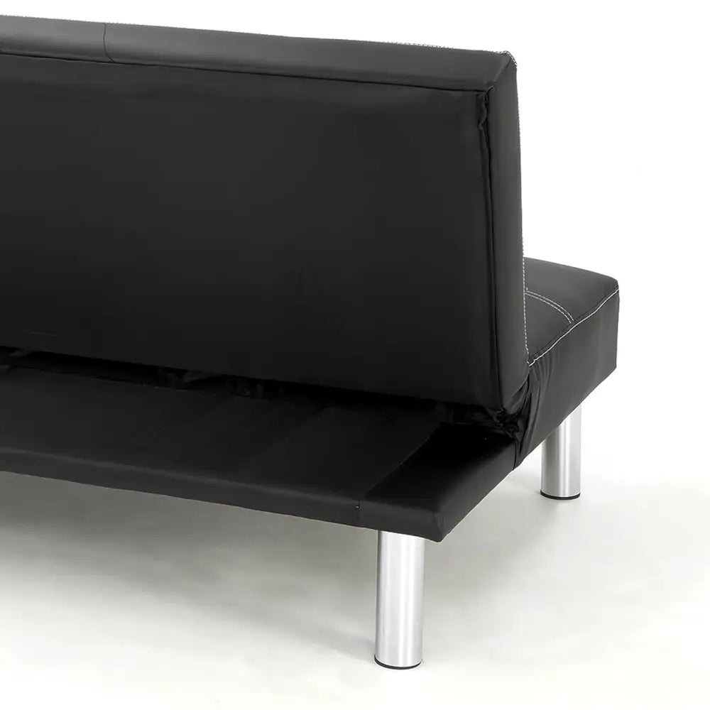 Sarantino Chelsea Sofa Bed Faux Leather Lounge Couch Futon Furniture Modular Suite - Furniture > Bar Stools & Chairs >
