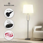 Sarantino Classic Floor Lamp with Empire Shade - Home & Garden > Lighting
