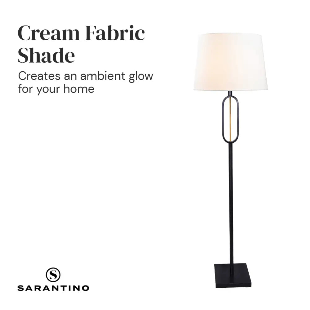 Sarantino Classic Floor Lamp with Empire Shade - Home & Garden > Lighting